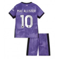 Dětský Fotbalový dres Liverpool Alexis Mac Allister #10 2023-24 Třetí Krátký Rukáv (+ trenýrky)